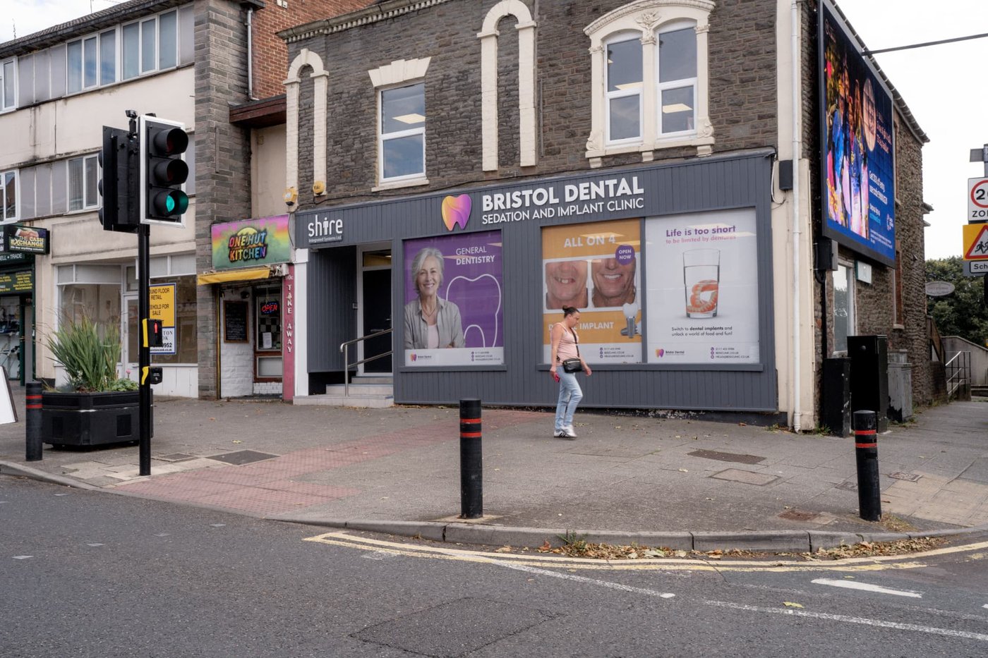 Signage inside BDSI Clinic, a short drive from Cadbury Heath